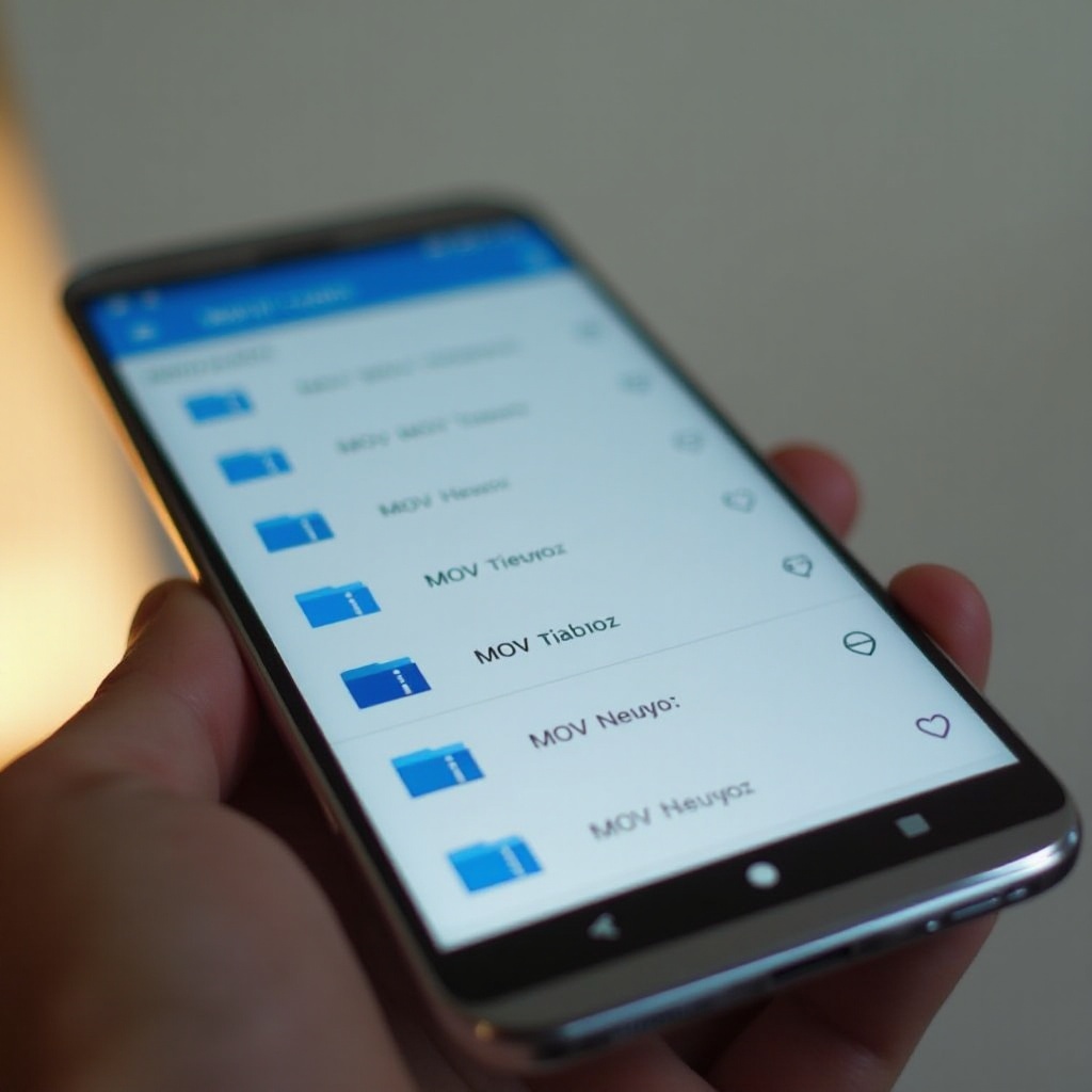 mov 在 android 手機上保存到哪裏