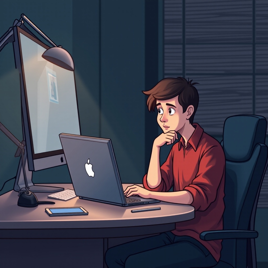 pop 滑鼠未顯示在 MacBook 上