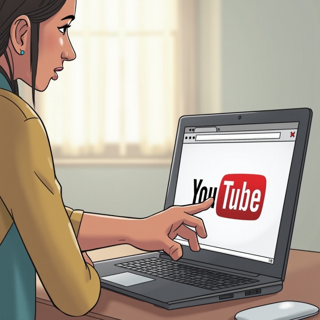 滑鼠點擊在 YouTube Chromebook 上無法運作