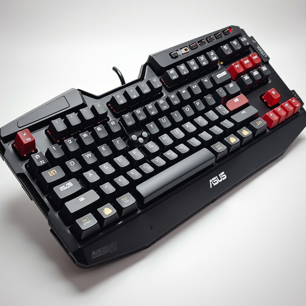 華碩 TUF 遊戲 A17 鍵盤組裝